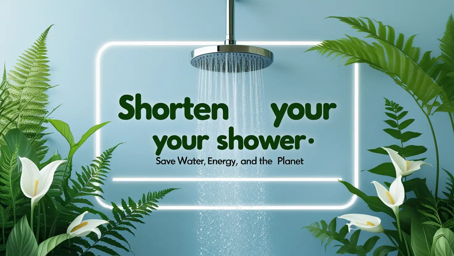 Shorten Your Shower Save Water, Energy, and the Planet
