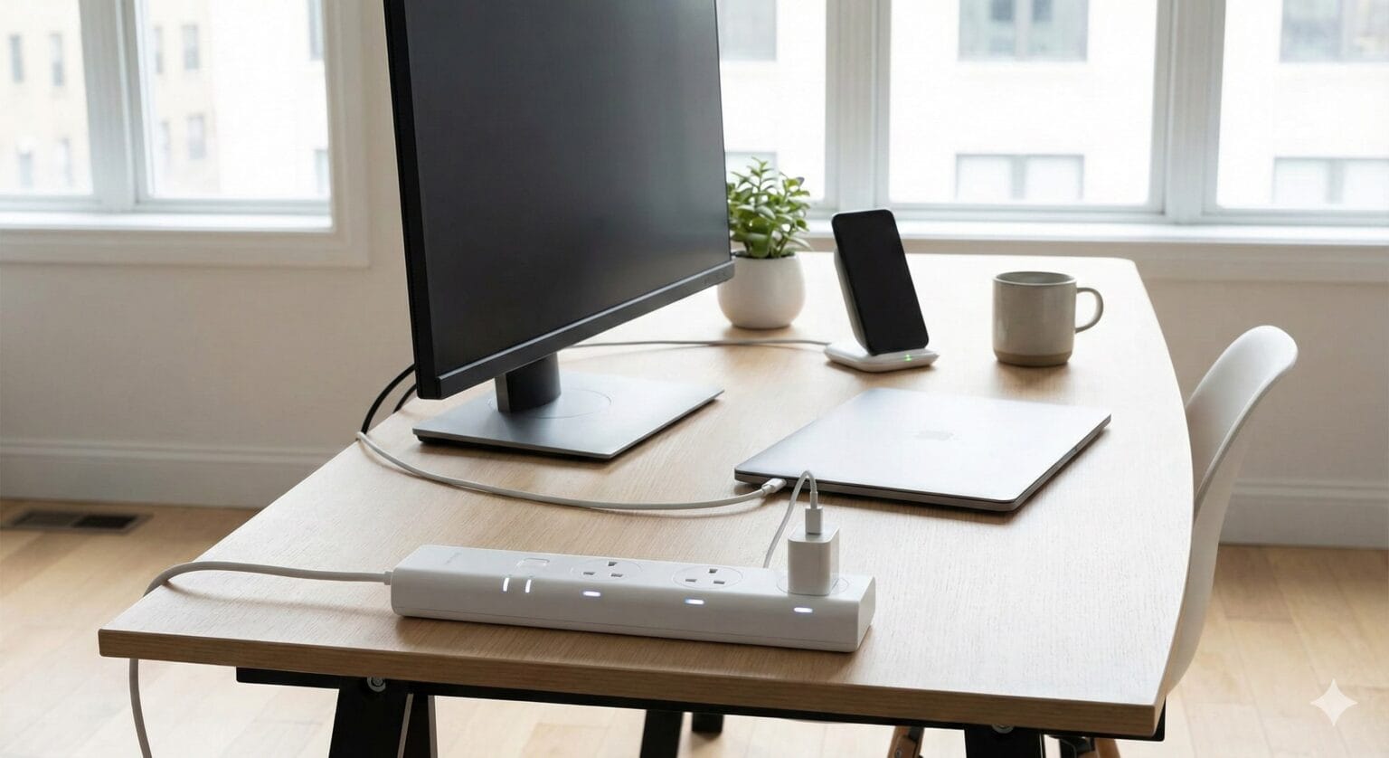 Smart power strip used to control energy flow